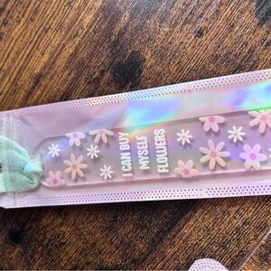 Floral Bookmark with Pastel Colors